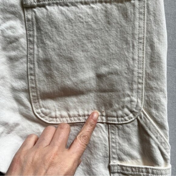 Denim Forum Aritzia The Lou Low Rise Carpenter 20L straight leg jeans sz 26 - Picture 13 of 13